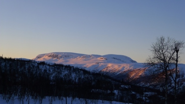 Hallingskarvet sett frå sør. Foto: E. Almhjell.