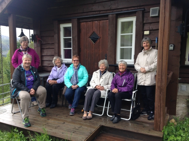 Leveld bygdekvinnelag-besøk i Sletto (Hol) 8. juni 2017. Foto: E. Almhjell