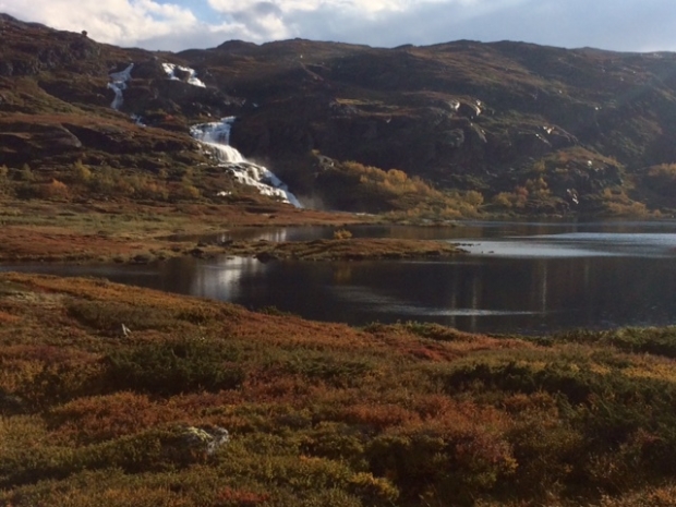 Skarvånfossen i Vierbotn. Foto: E. Almhjell